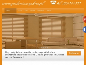 www.zaslaniamyokna.pl